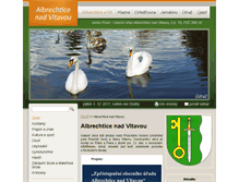 Tablet Screenshot of albrechticenadvltavou.cz